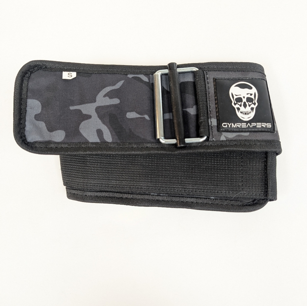 Gymreapers Quick Locking Velcro Weightlifting Belt Back Support Size Small